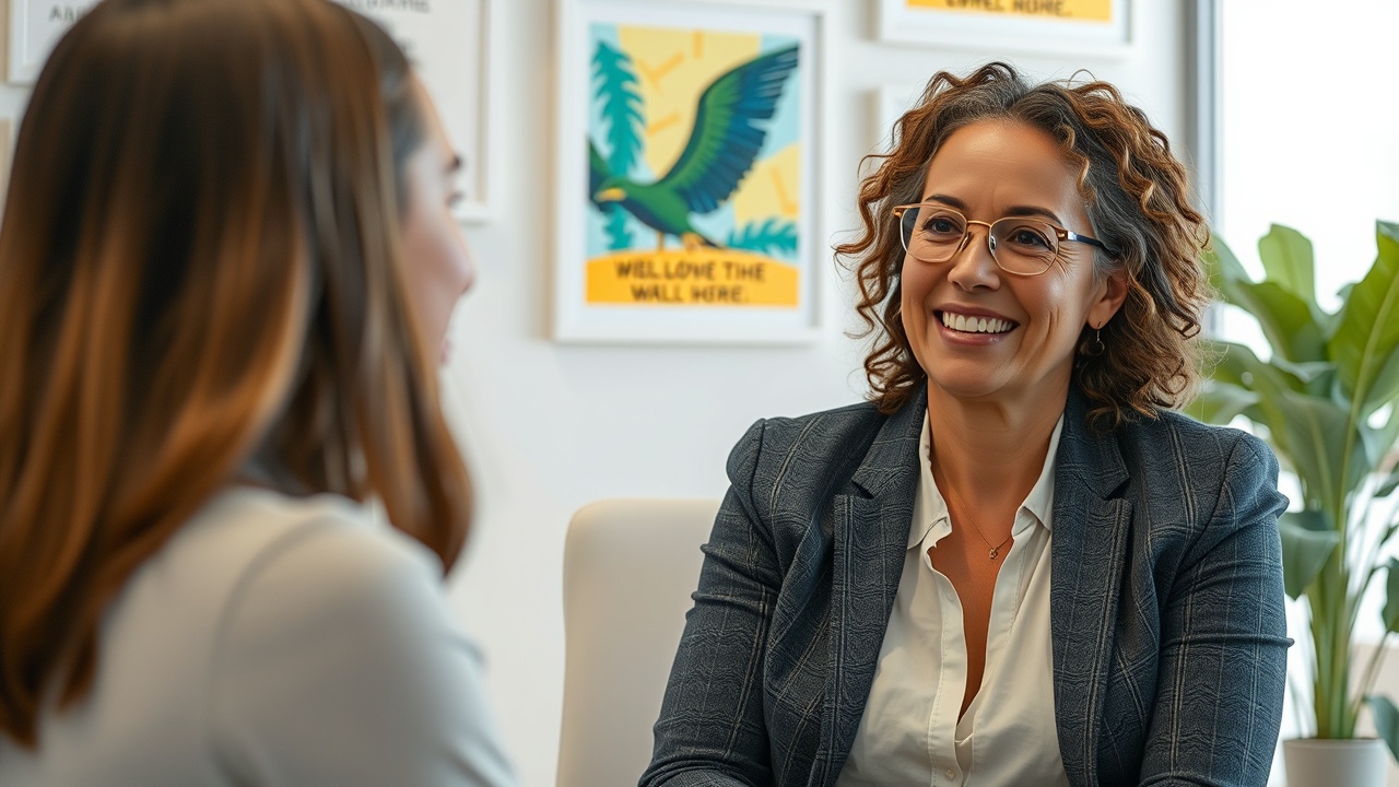 An image of a woman giving counselling to another woman